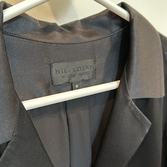 Nili Lotan Silk Pajama style Blouse - Picture 2 of 9